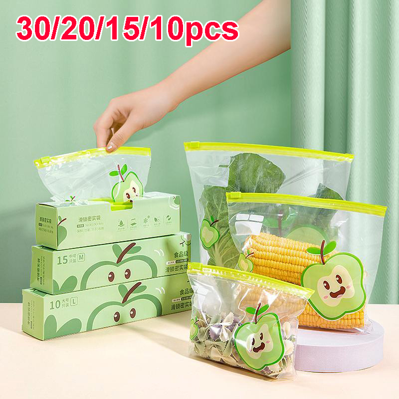 Food Storage With Lock - أكياس قابلة لإعادة الاستخدام بسحاب إغلاق،