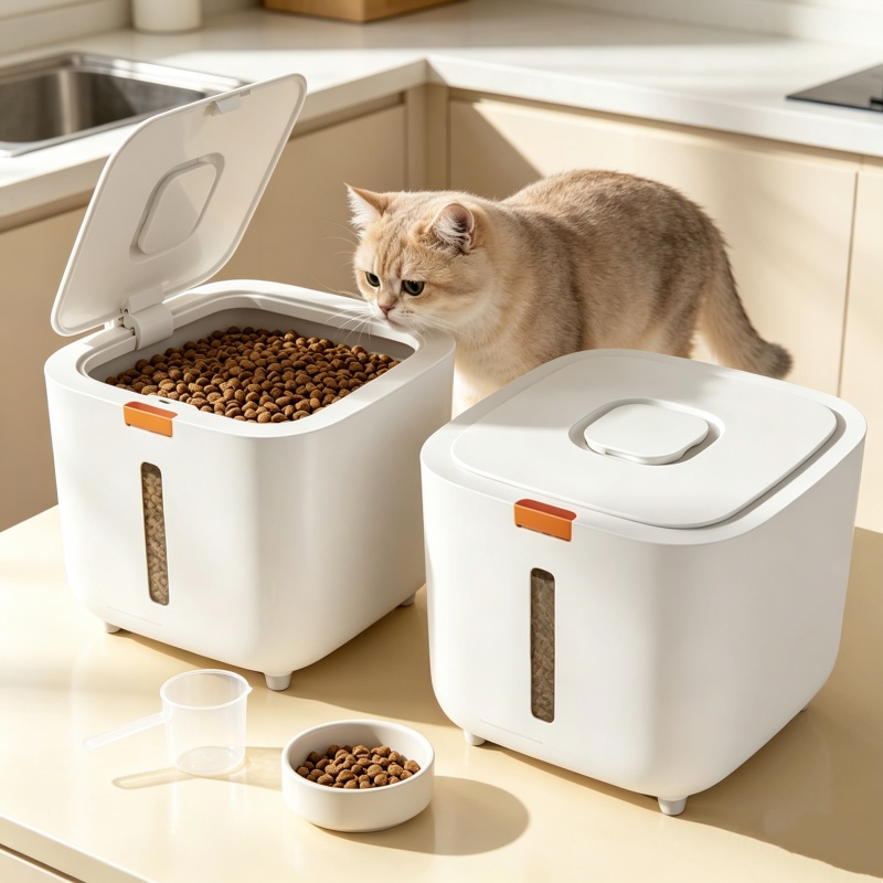 Food Storage Pet - صندوق تخزين طعام الحيوانات الأليفة سعة