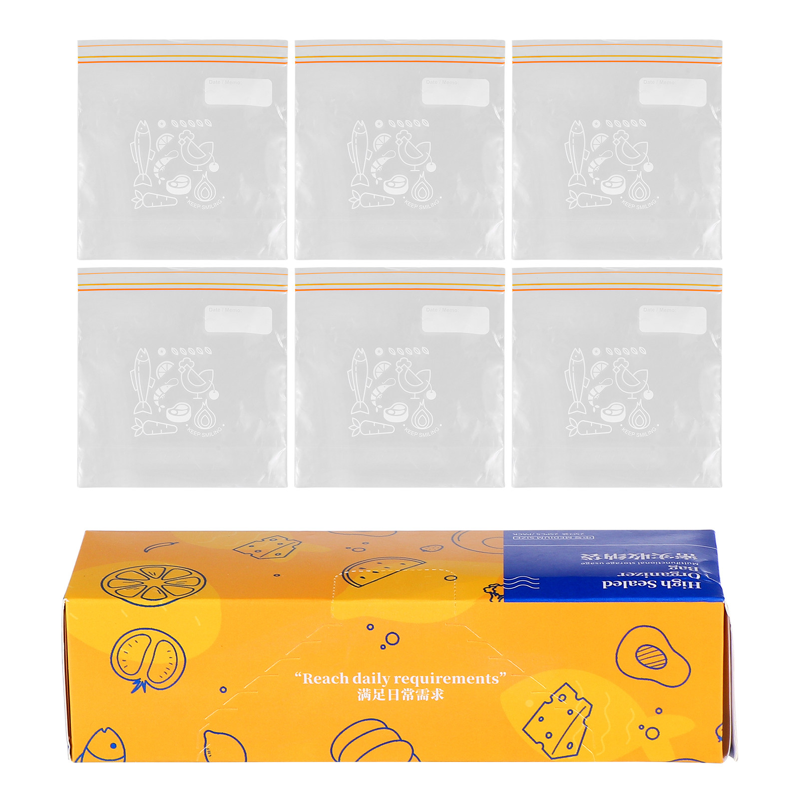 Food Storage With Lock - 30 قطعة من أكياس حفظ الطعام