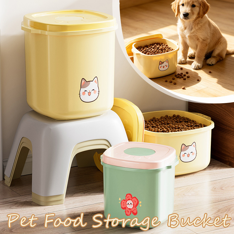 Food Storage Pet - وعاء تخزين طعام الحيوانات الأليفة محكم