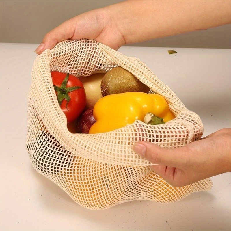 Produce Bag Reusable Mesh - قطعة واحدة من أكياس إنتاج شبكية