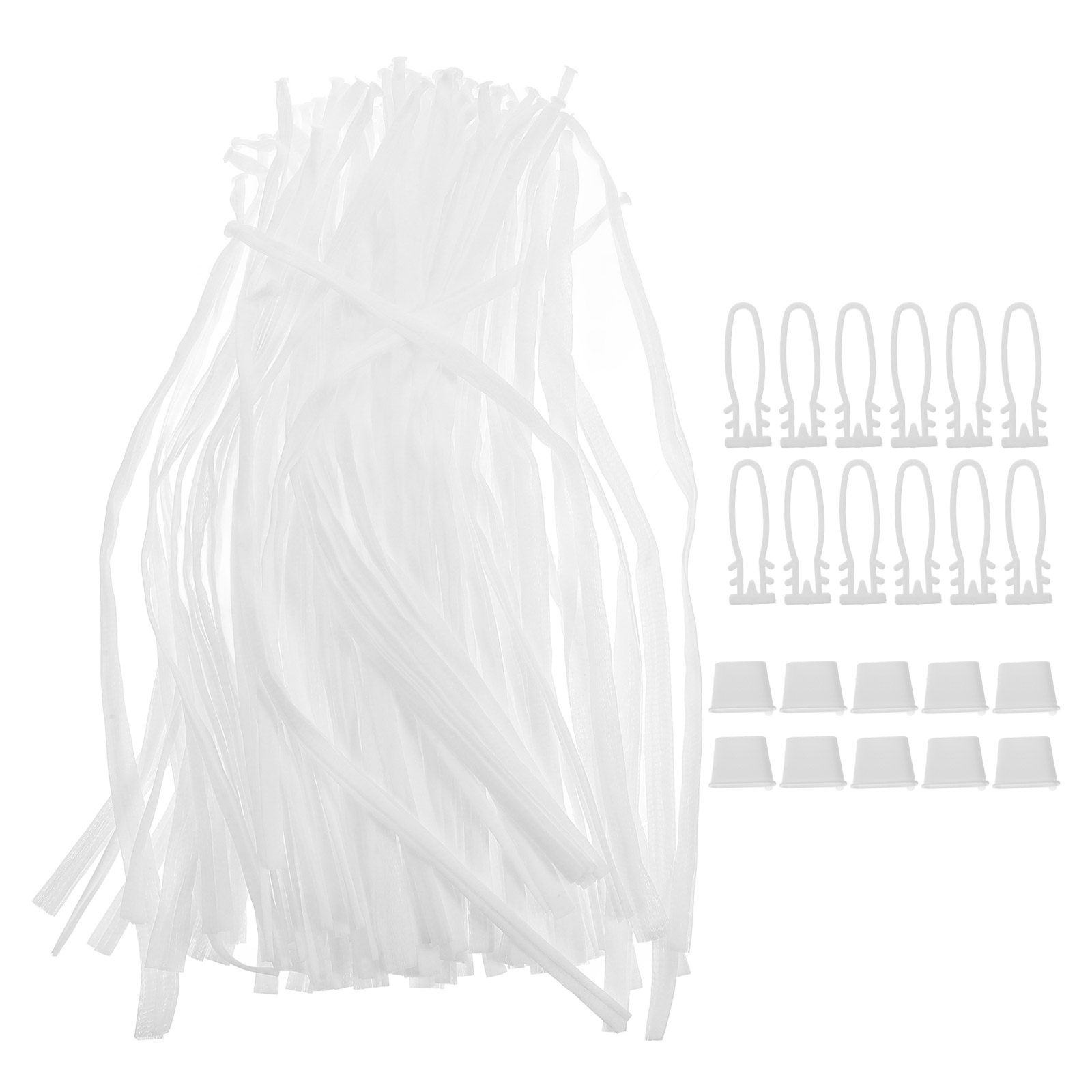 Produce Bag Reusable Mesh - 100 مجموعة من أكياس الشبك النايلون