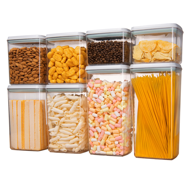 Food Storage Pantry - مجموعة حاويات تخزين الطعام المقاومة للغلق