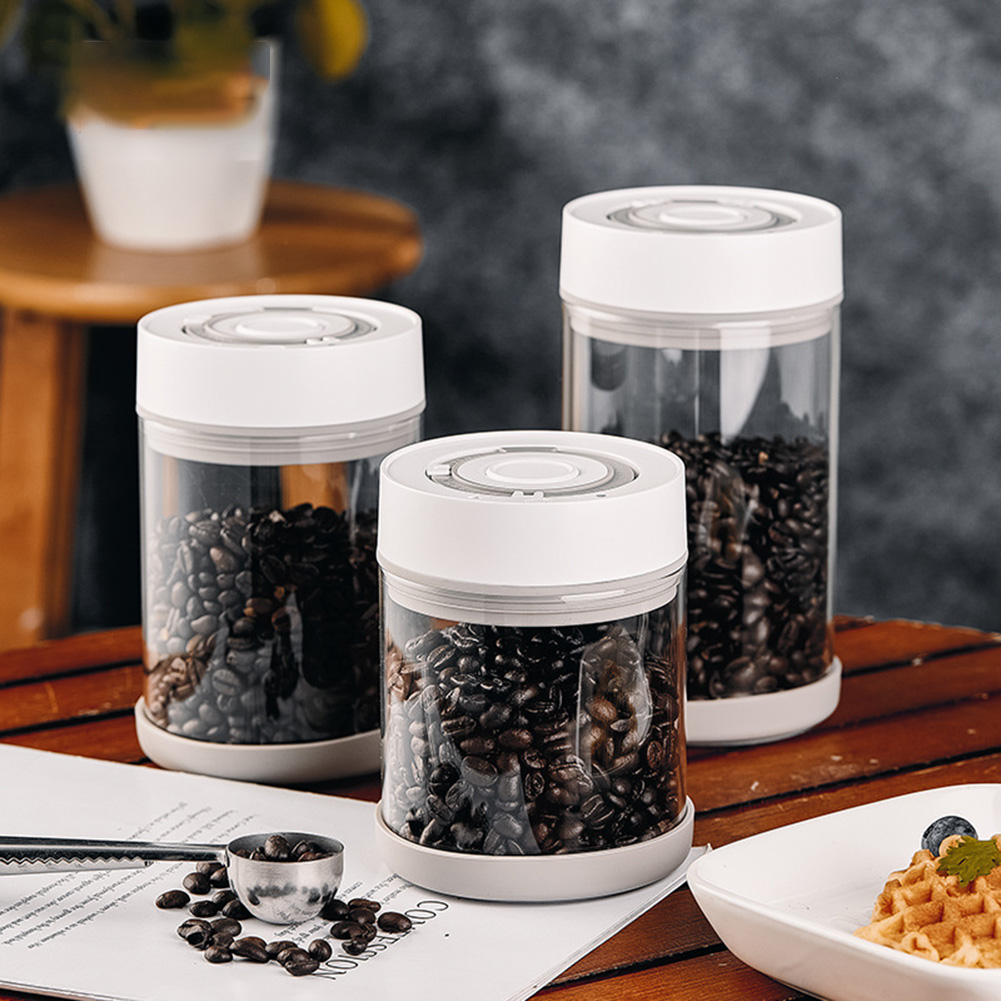 Food Storage Vacuum - وعاء زجاجي مقاوم للرطوبة لحفظ حبوب