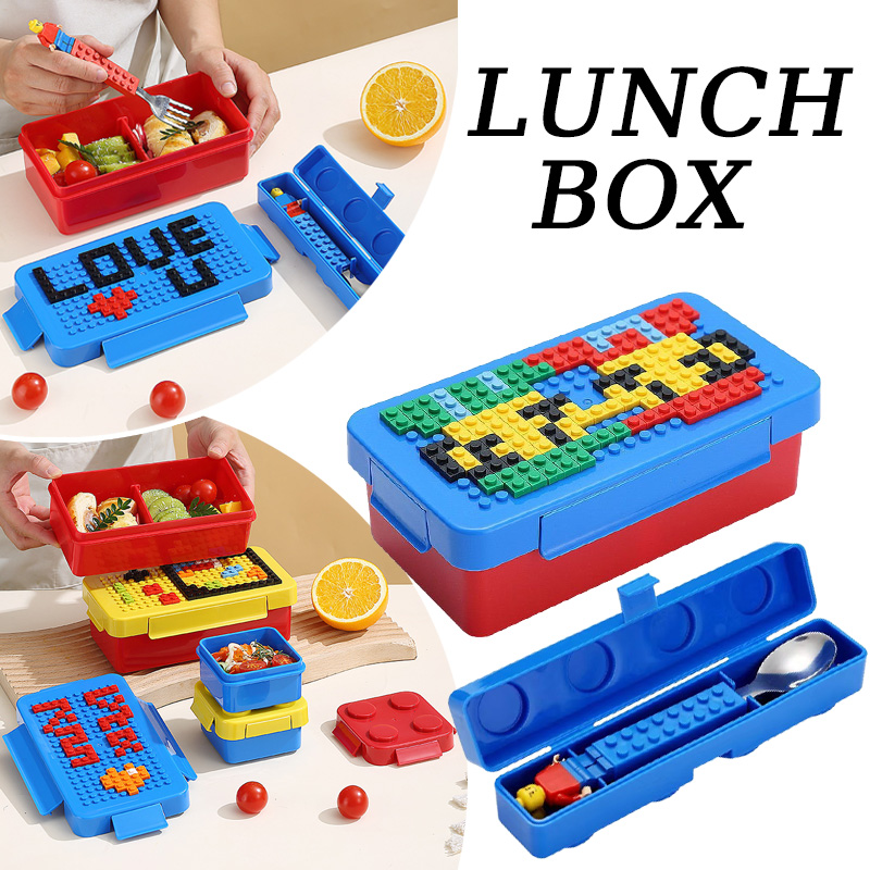 Food Storage Building - بنة علب الاغذية اللون اللبنات الربط