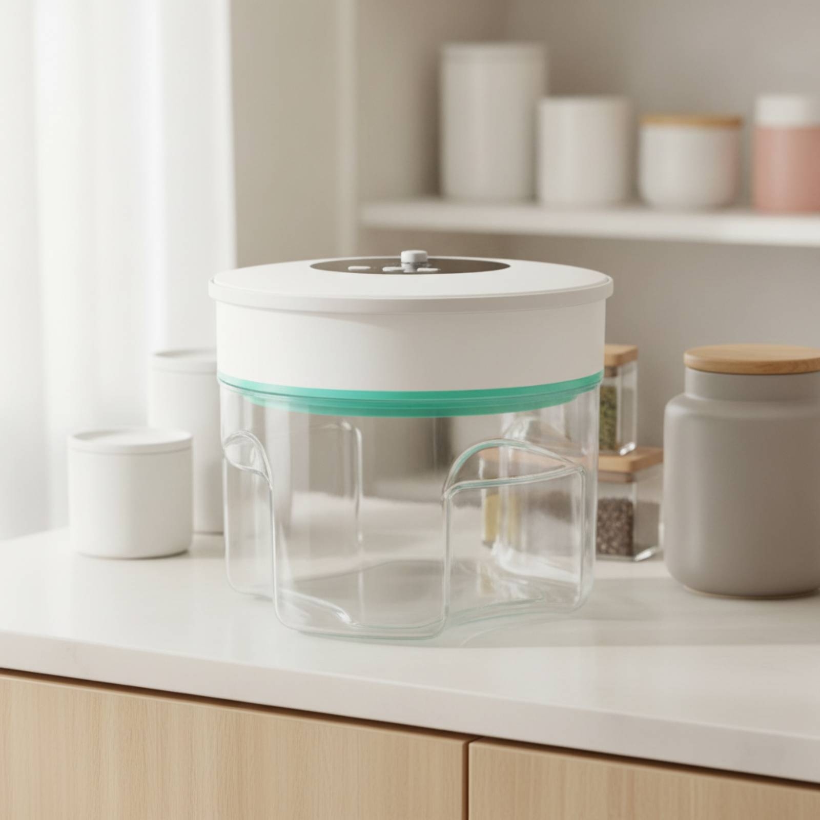 Food Storage Vacuum - وعاء تخزين مفرغ الهواء، حاوية طعام