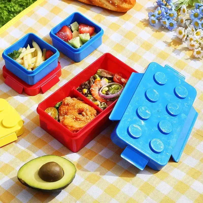 Food Storage Building - صندوق غداء محمول محكم الإغلاق بتصميم