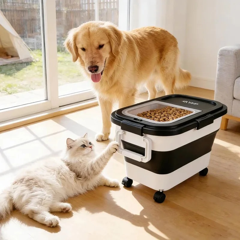 Food Storage Pet - حاوية تخزين طعام الكلاب سعة 20-25