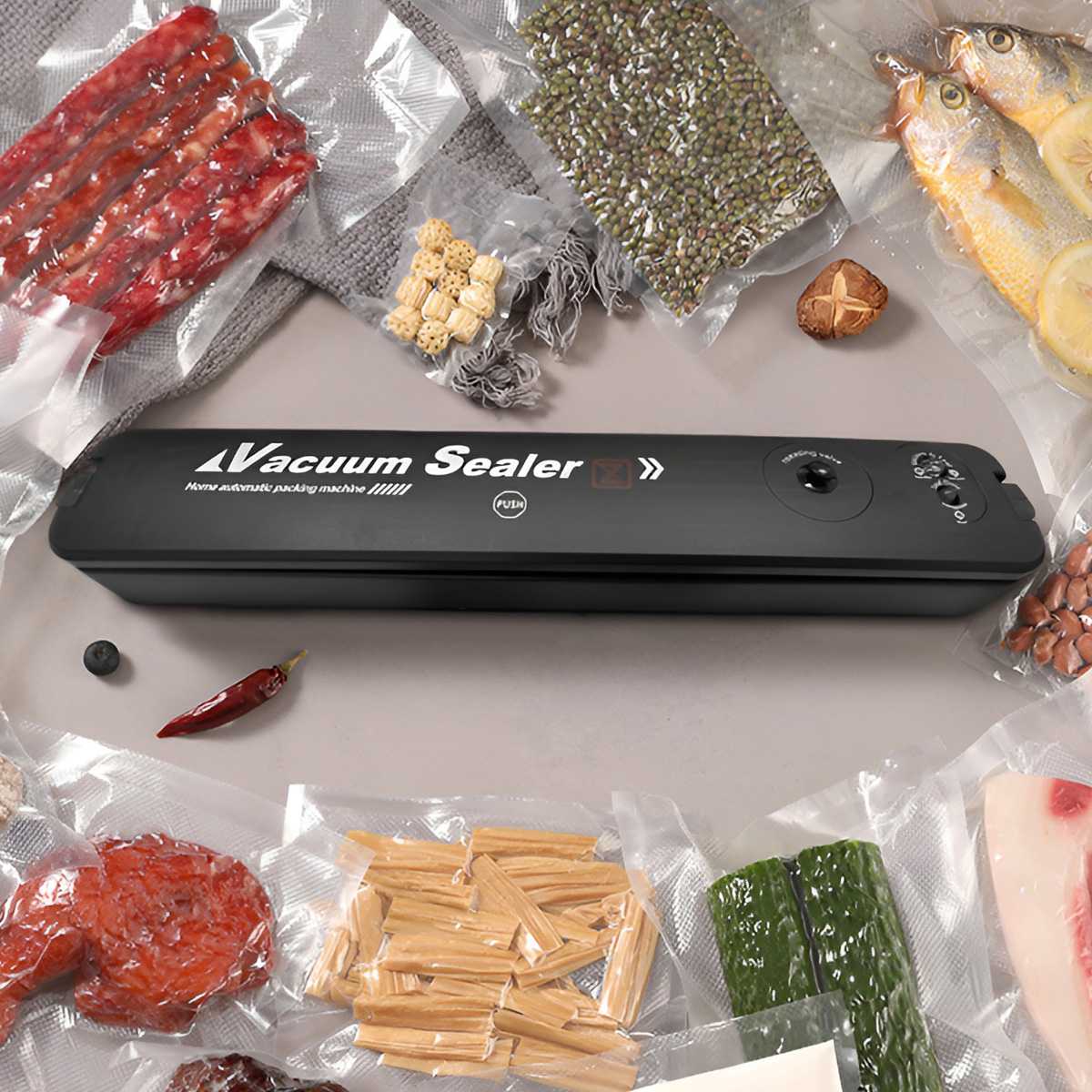 Vacuum Sealer Bag - آلة تغليف الطعام بالتفريغ الهوائي 220
