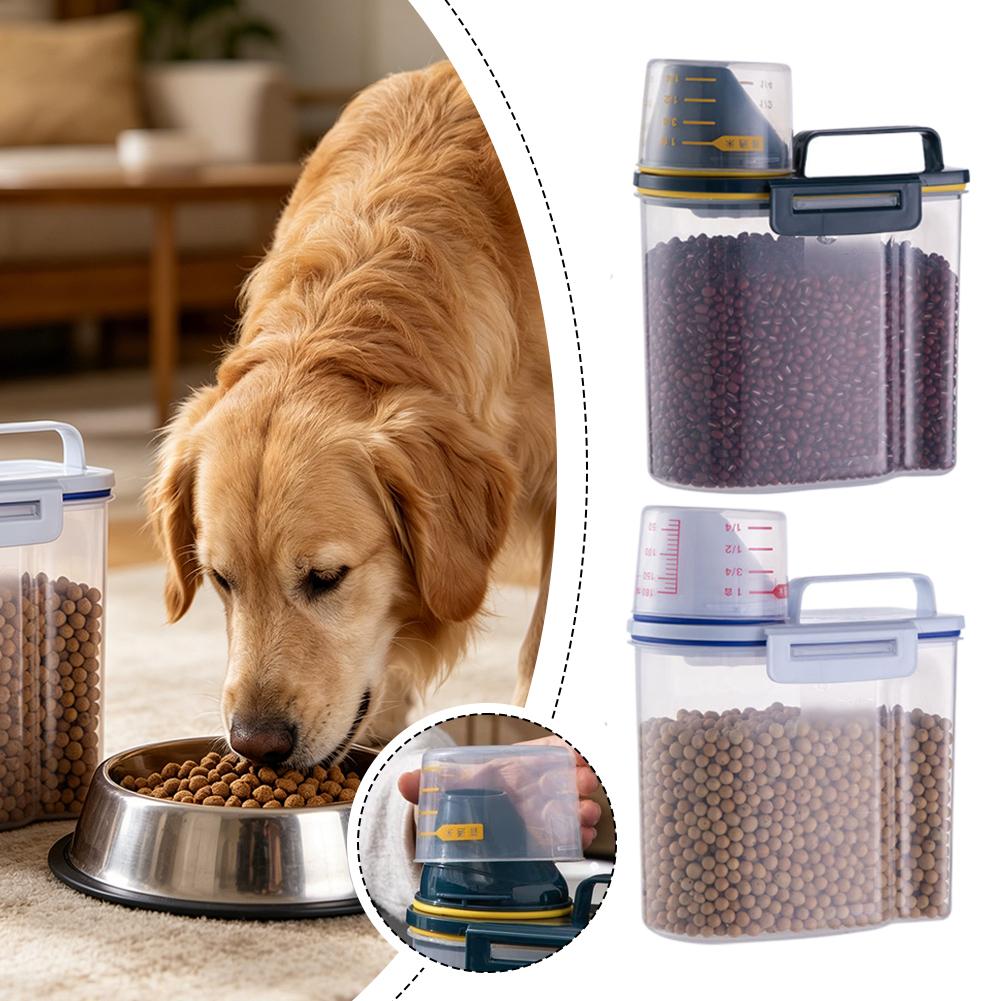 Food Storage Pet - حاوية تخزين طعام الحيوانات الأليفة البلاستيكية