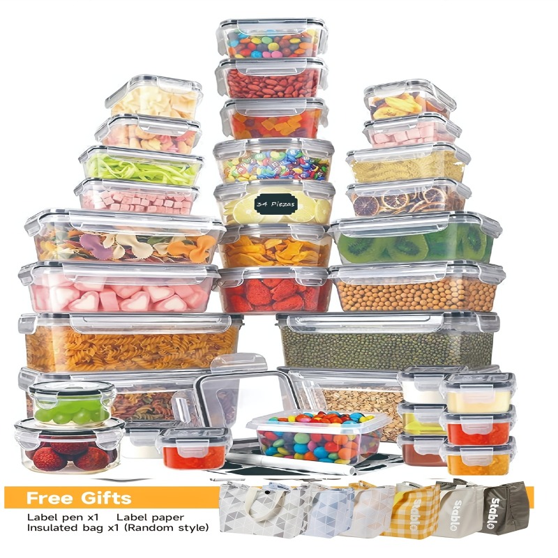Food Storage Meals - مجموعة تخزين الطعام الخالية من مادة
