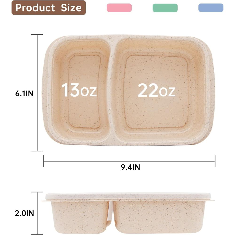 مجموعة من 4 علب غداء بنتو، حاو - مراجعة Food Storage Safe وسعره