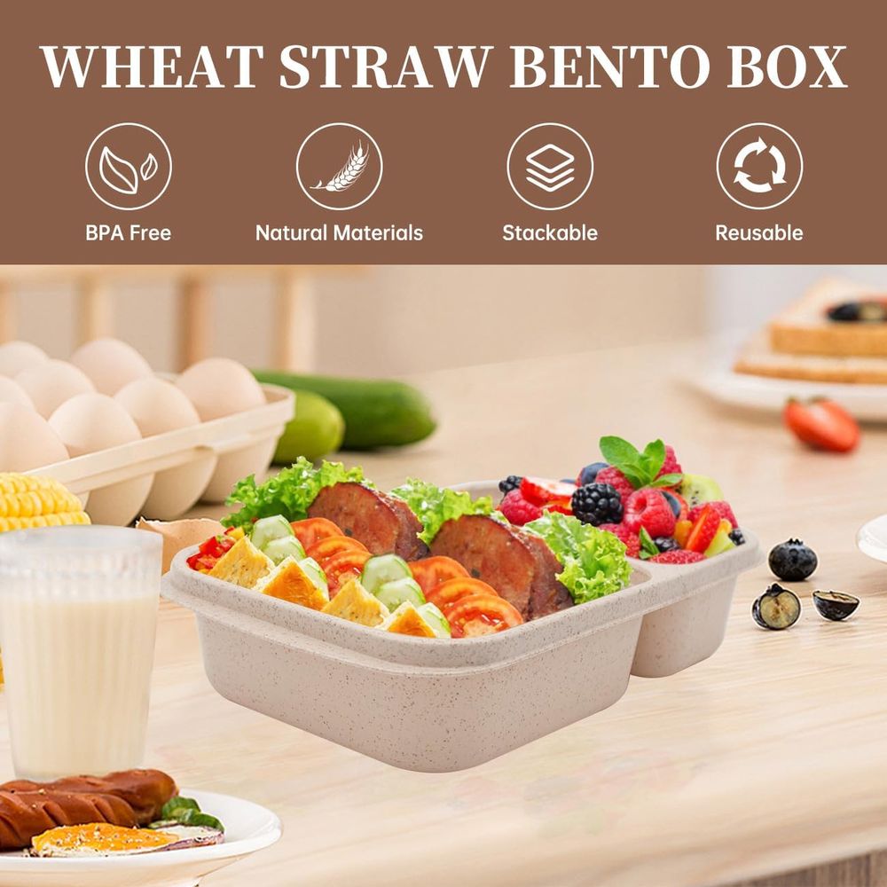 مجموعة من 4 علب غداء بنتو، حاو - مراجعة Food Storage Safe وسعره