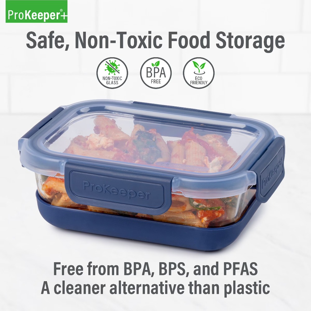 حاوية زجاجية لتخزين الطعام سعة - مراجعة Food Storage Freezer Containers وسعره