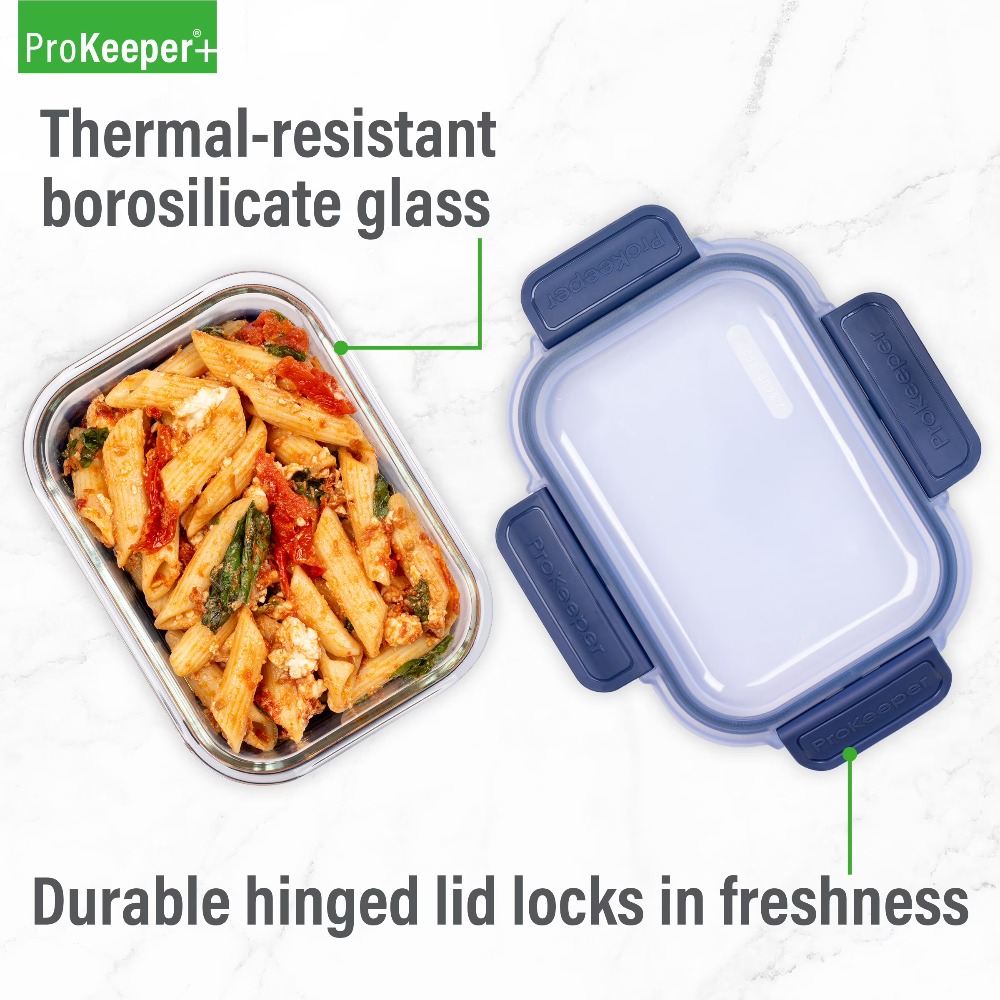 حاوية زجاجية لتخزين الطعام سعة - مراجعة Food Storage Freezer Containers وسعره