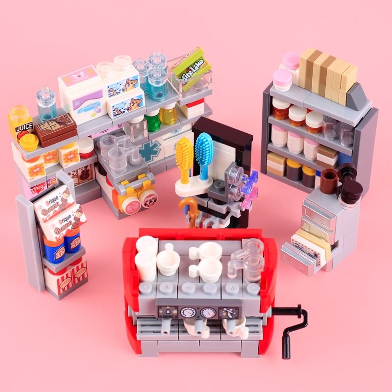 مكعبات بناء سوبر ماركت مدينة M - مراجعة Food Storage Building وسعره