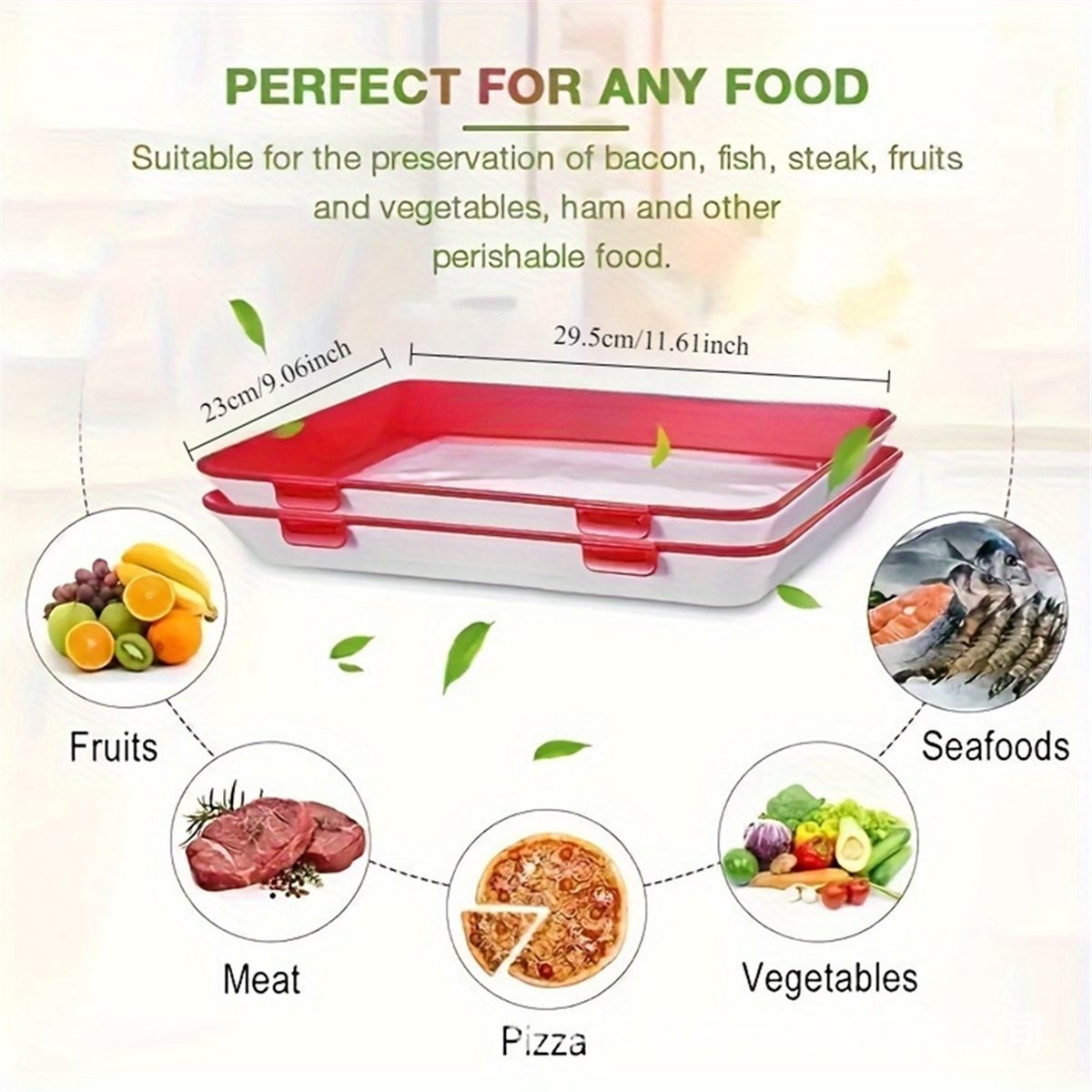 4 قطع من صواني تخزين الطعام ال - مراجعة Food Storage Technology وسعره