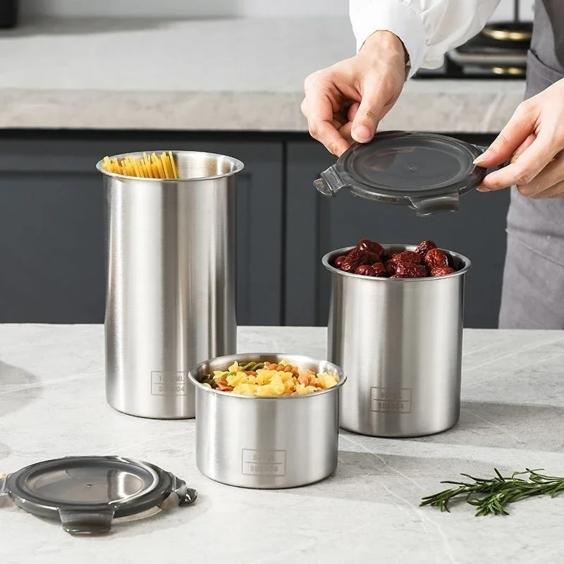 304 حاوية محكمة الغلق من الفول - مراجعة Food Storage Metal Box وسعره