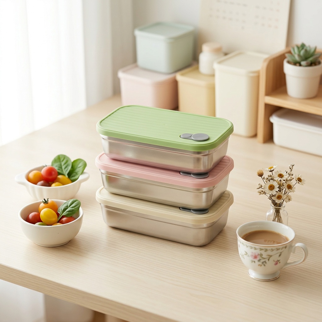 صندوق غداء من الفولاذ المقاوم  - مراجعة Food Storage Metal Box وسعره