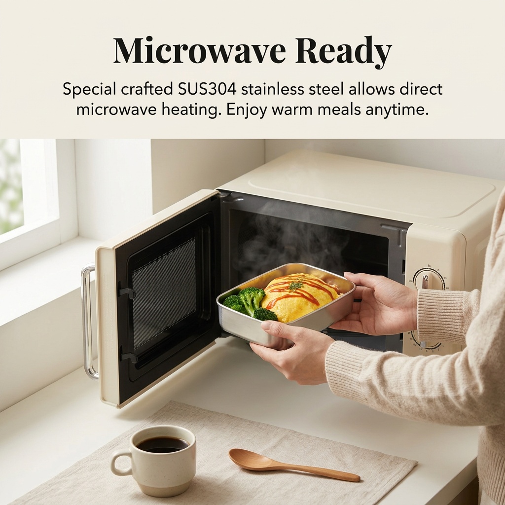 صندوق غداء من الفولاذ المقاوم  - مراجعة Food Storage Metal Box وسعره