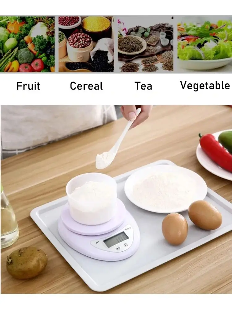 5 كجم/1 جرام موازين إلكترونية  - مراجعة Food Storage Table وسعره