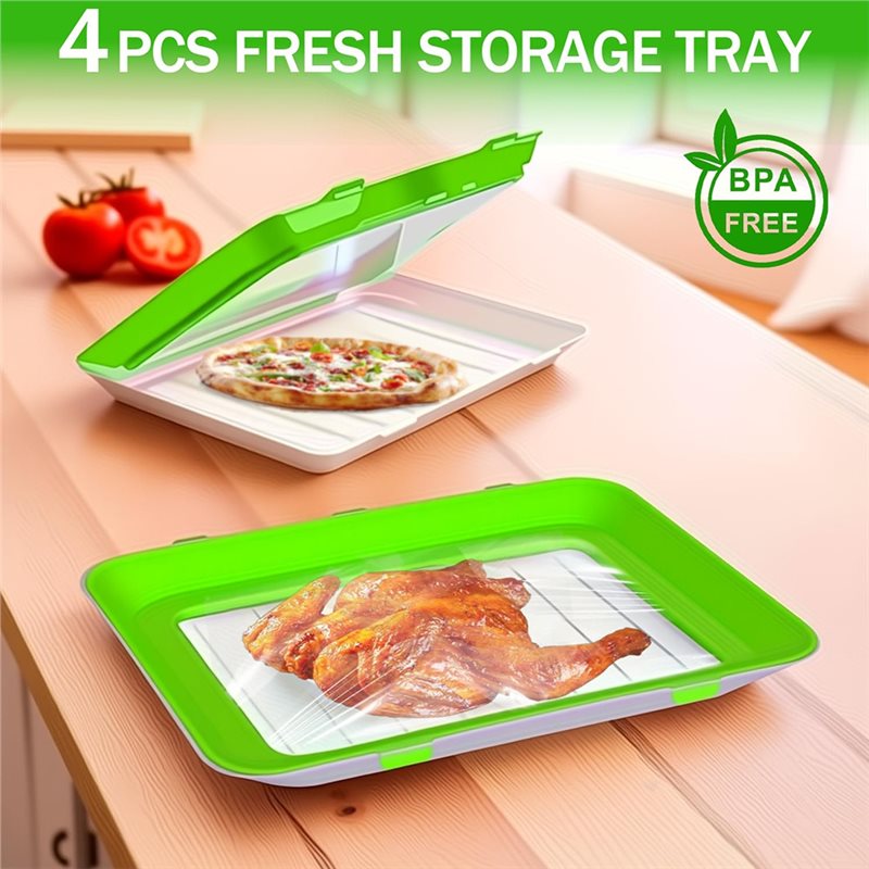 صواني تخزين الطعام بتقنية الحف - مراجعة Food Storage Technology وسعره