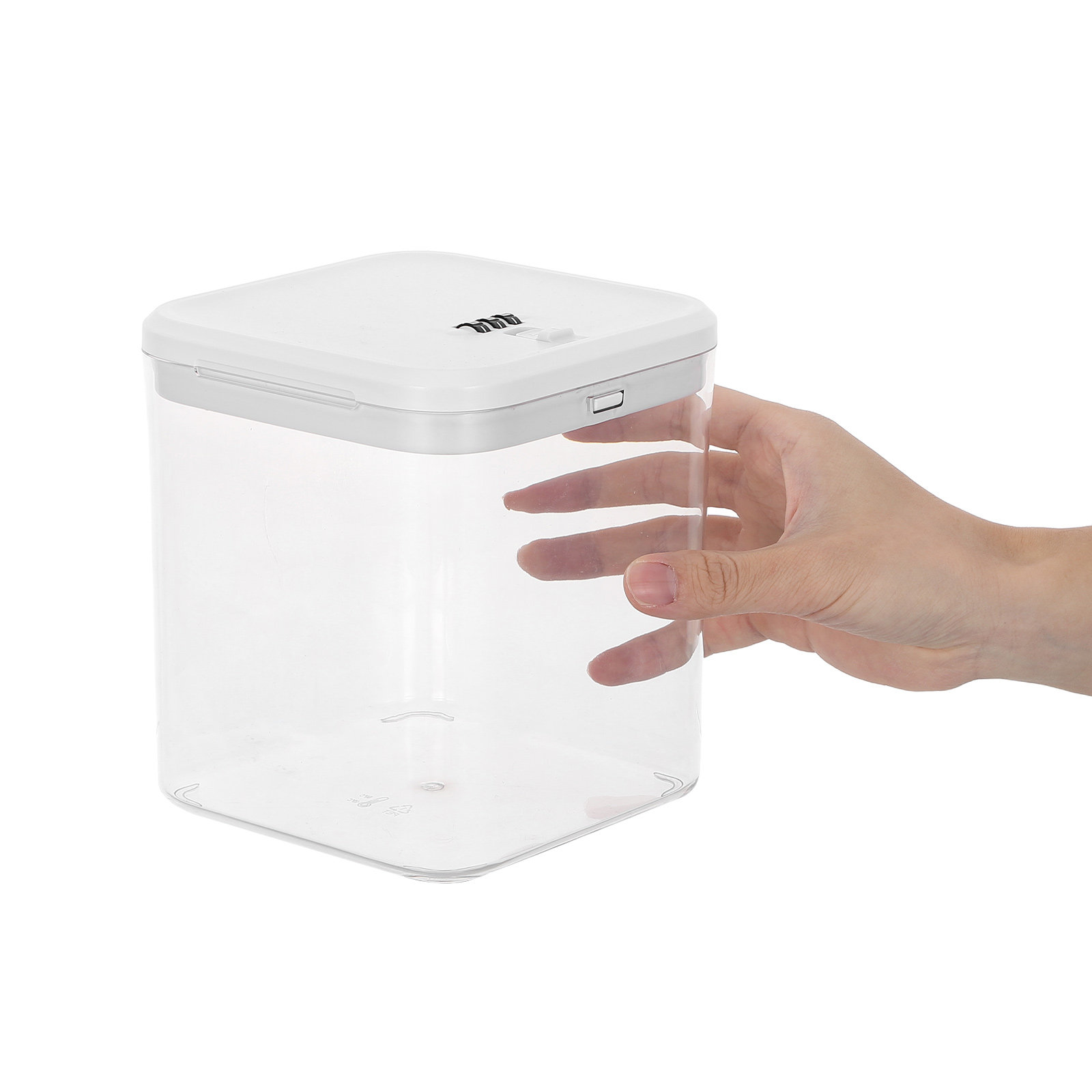 صندوق قفل شفاف قابل للتكديس لت - مراجعة Food Storage With Lock وسعره
