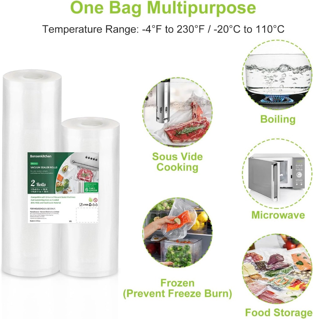 لفائف تغليف الطعام بالتفريغ ال - مراجعة Food Storage Vacuum وسعره