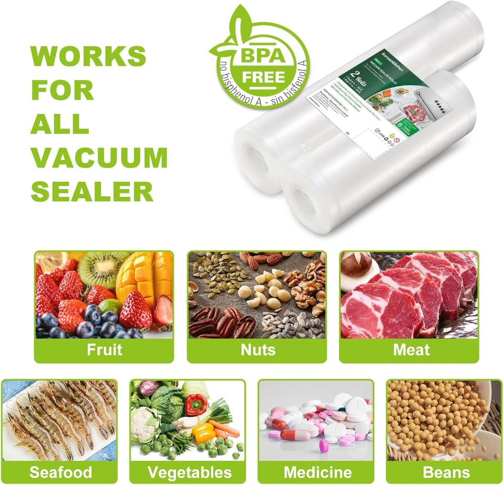 لفائف تغليف الطعام بالتفريغ ال - مراجعة Food Storage Vacuum وسعره