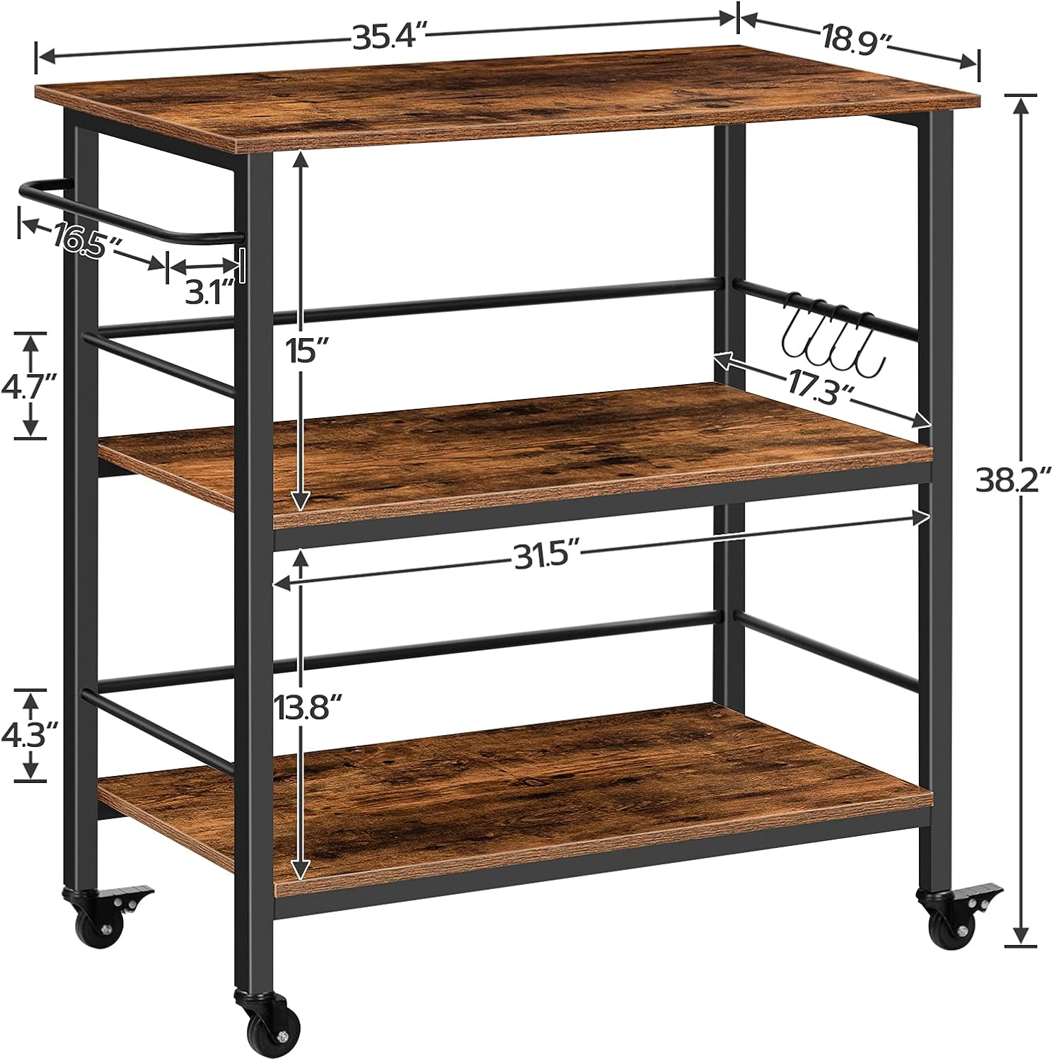 طاولة مطبخ صناعية بثلاثة مستوي - مراجعة Food Storage Table وسعره