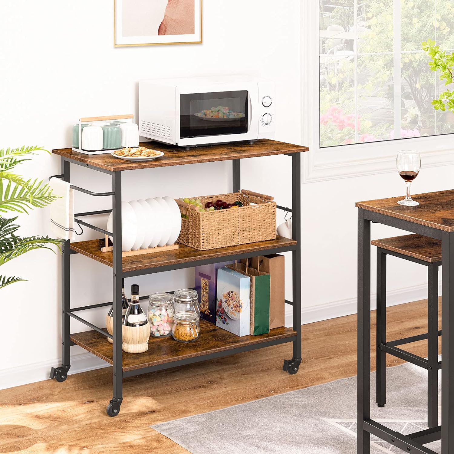 طاولة مطبخ صناعية بثلاثة مستوي - مراجعة Food Storage Table وسعره