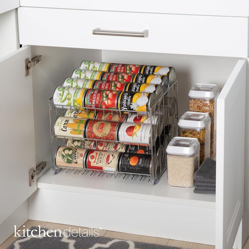 منظم علب بثلاث طبقات |   رف تخ - مراجعة Food Storage Pantry وسعره