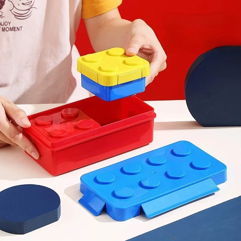 أطفال DIY اللبنات علب الاغذية  - مراجعة Food Storage Building وسعره