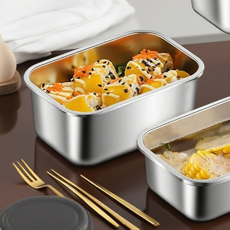 صندوق غداء كبير السعة من الفول - مراجعة Food Storage Metal Box وسعره