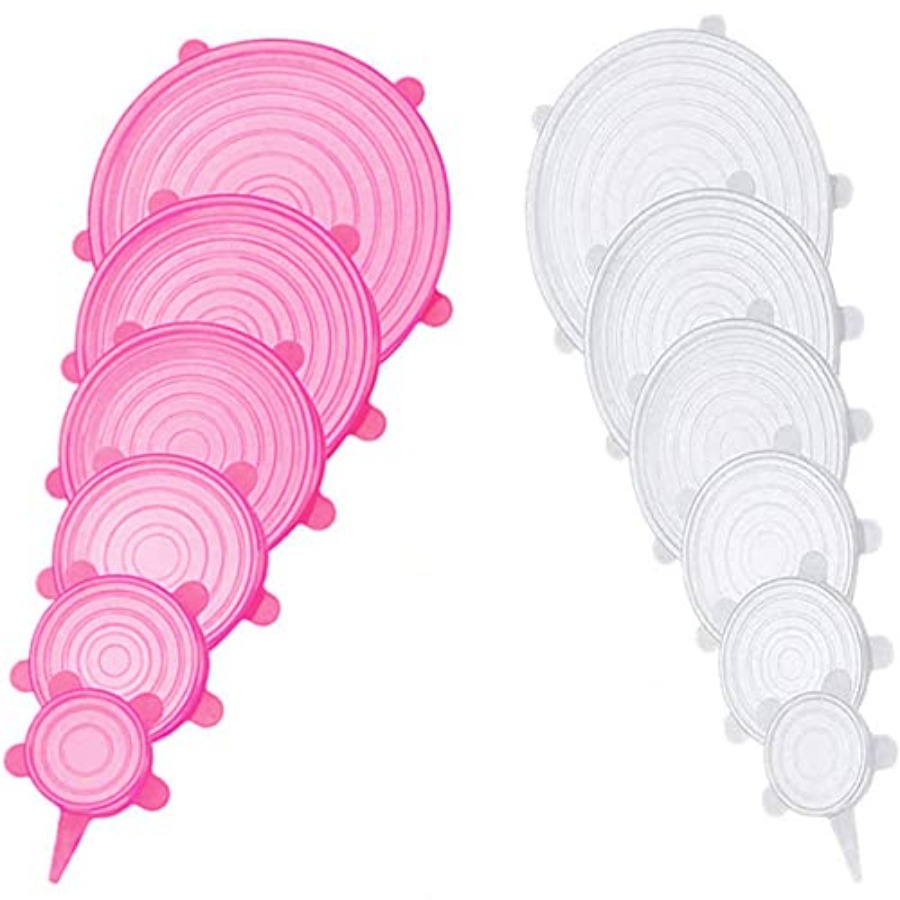 مجموعة أغطية سيليكون قابلة للت - مراجعة Silicone Stretch Lid وسعره