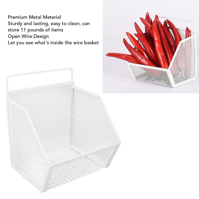 سلة مطبخ معلقة لاصقة تثبت على  - مراجعة Food Storage In Pantry وسعره