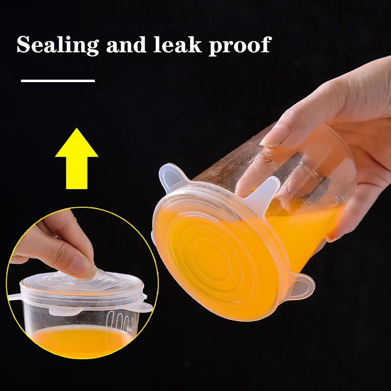 6 قطع غطاء سيليكون قابل للتكيف - مراجعة Silicone Stretch Lid وسعره