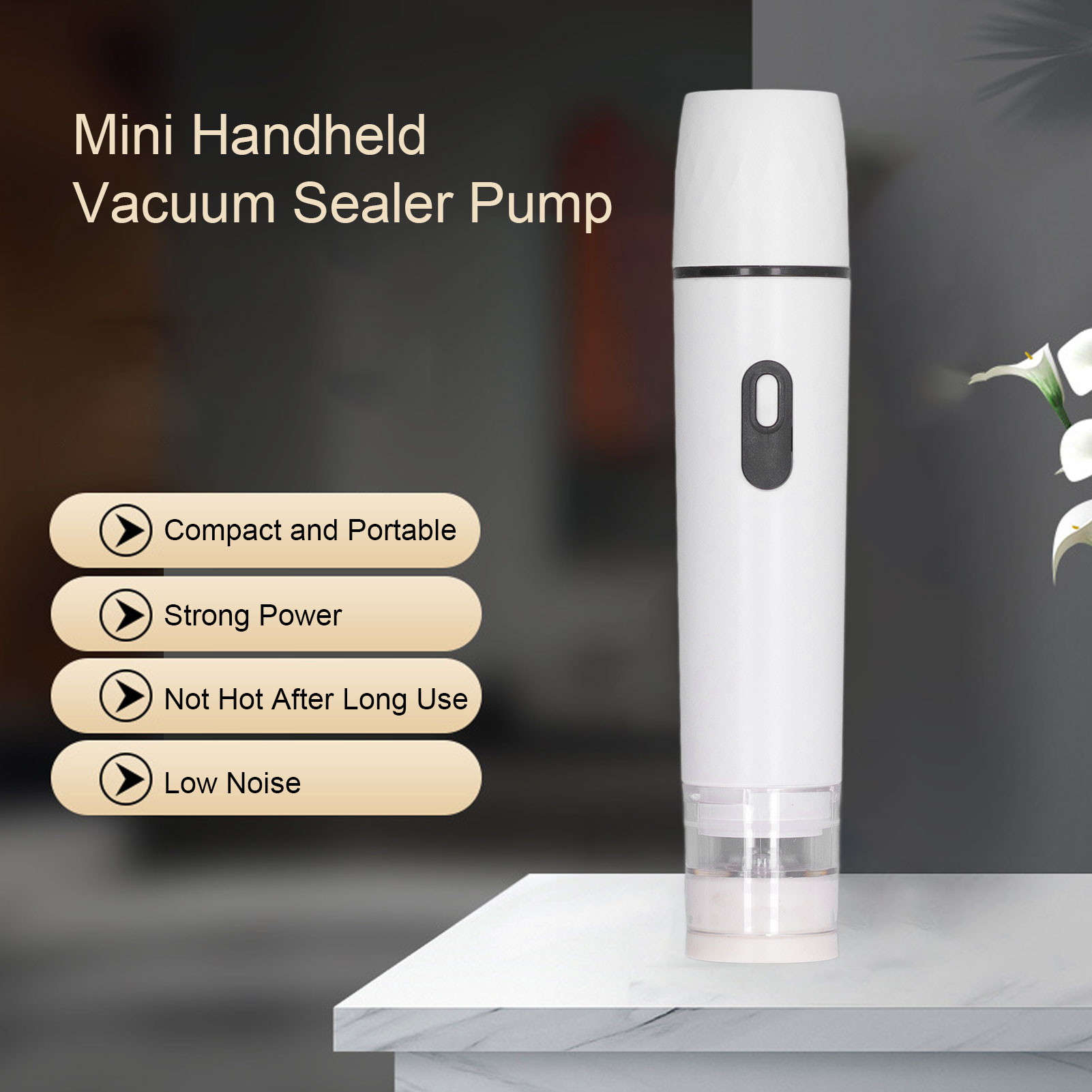 مضخة هواء كهربائية محمولة بالي - مراجعة Food Storage Vacuum وسعره