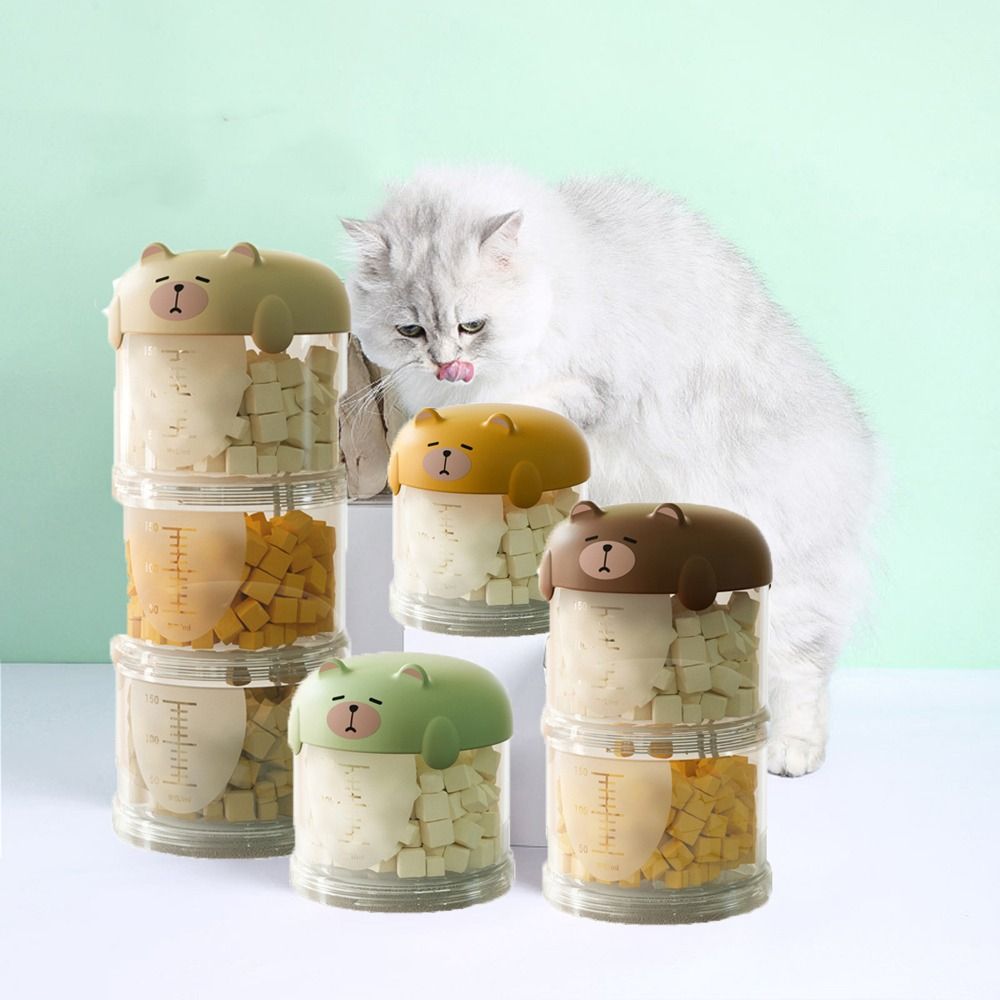صندوق طعام عملي متعدد الطبقات  - مراجعة Food Storage Pet وسعره
