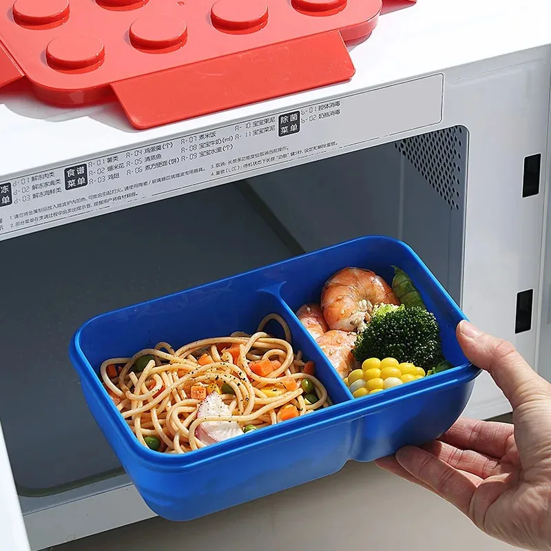 صندوق الغداء DIY بنة وحدات محم - مراجعة Food Storage Building وسعره