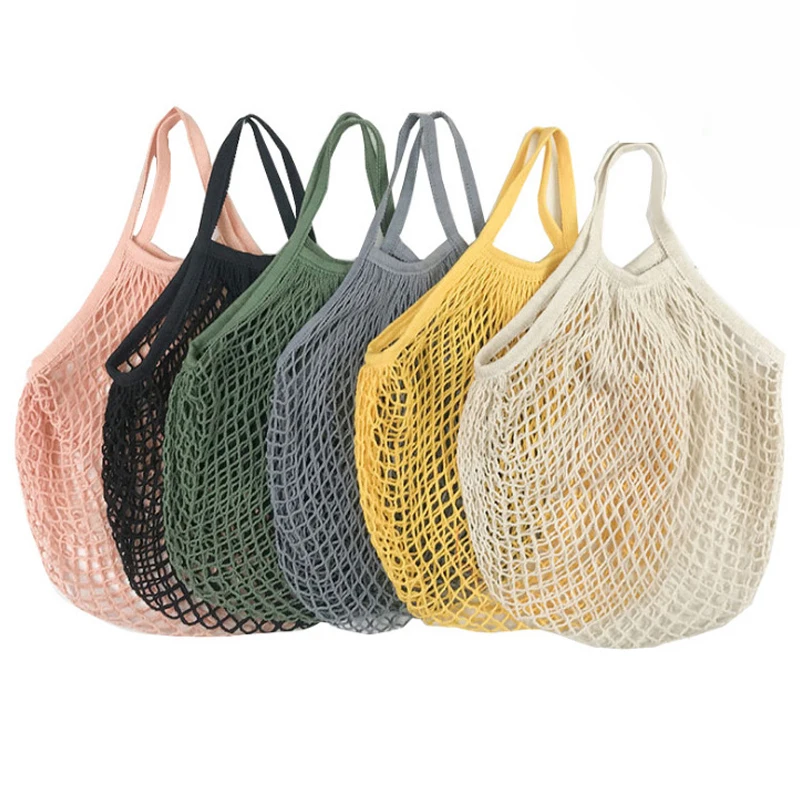 حقيبة تسوق قطنية قابلة للطي، ح - مراجعة Produce Bag Reusable Mesh وسعره