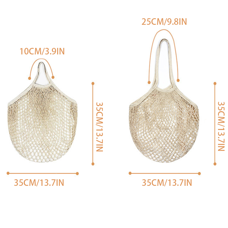 حقيبة تسوق قطنية قابلة للطي، ح - مراجعة Produce Bag Reusable Mesh وسعره