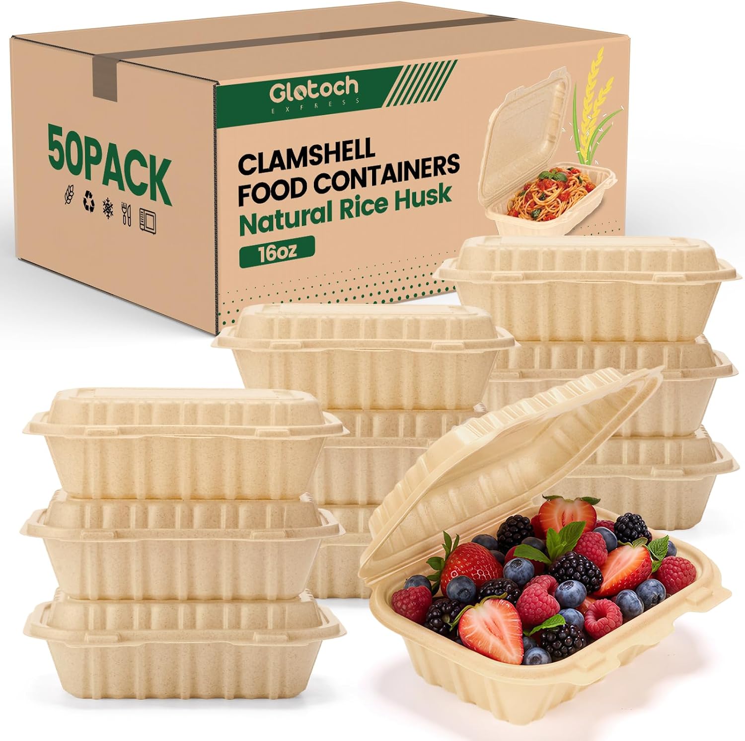50 عبوة من حاويات الطعام القاب - مراجعة Food Storage Safe وسعره