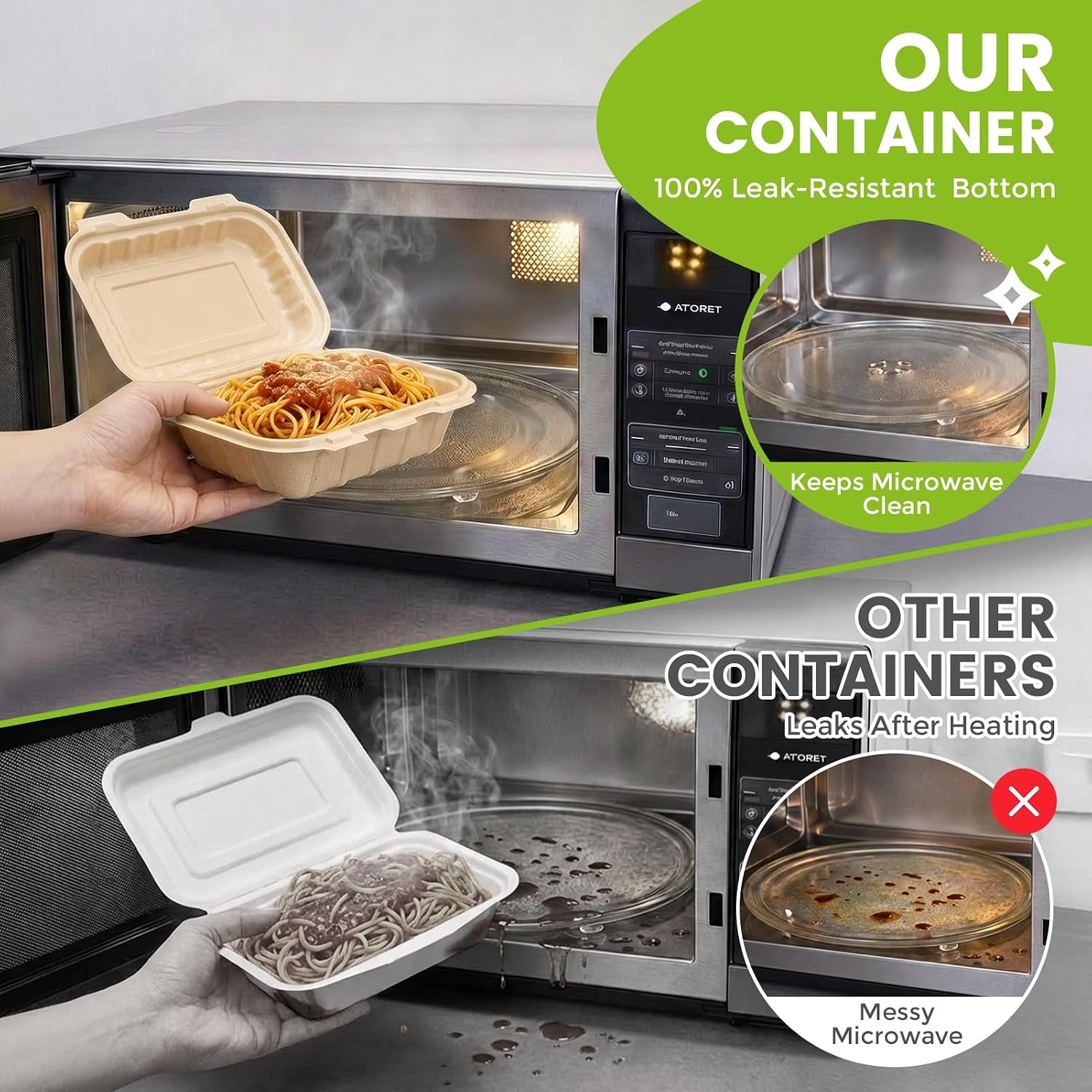 50 عبوة من حاويات الطعام القاب - مراجعة Food Storage Safe وسعره