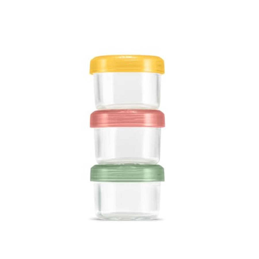 أطقم زجاجية لحفظ الطعام بألوان - مراجعة Food Storage With Lock وسعره