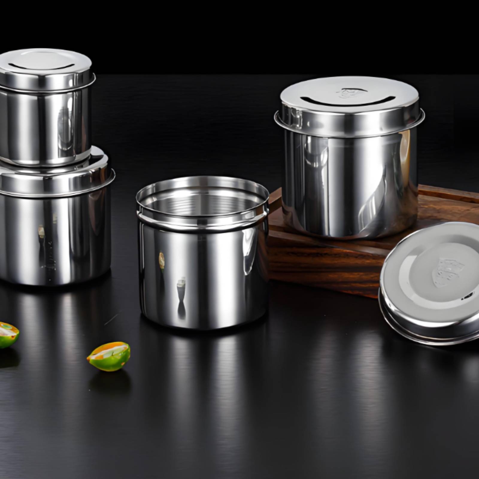 صندوق عينات من الفولاذ المقاوم - مراجعة Food Storage Metal Box وسعره