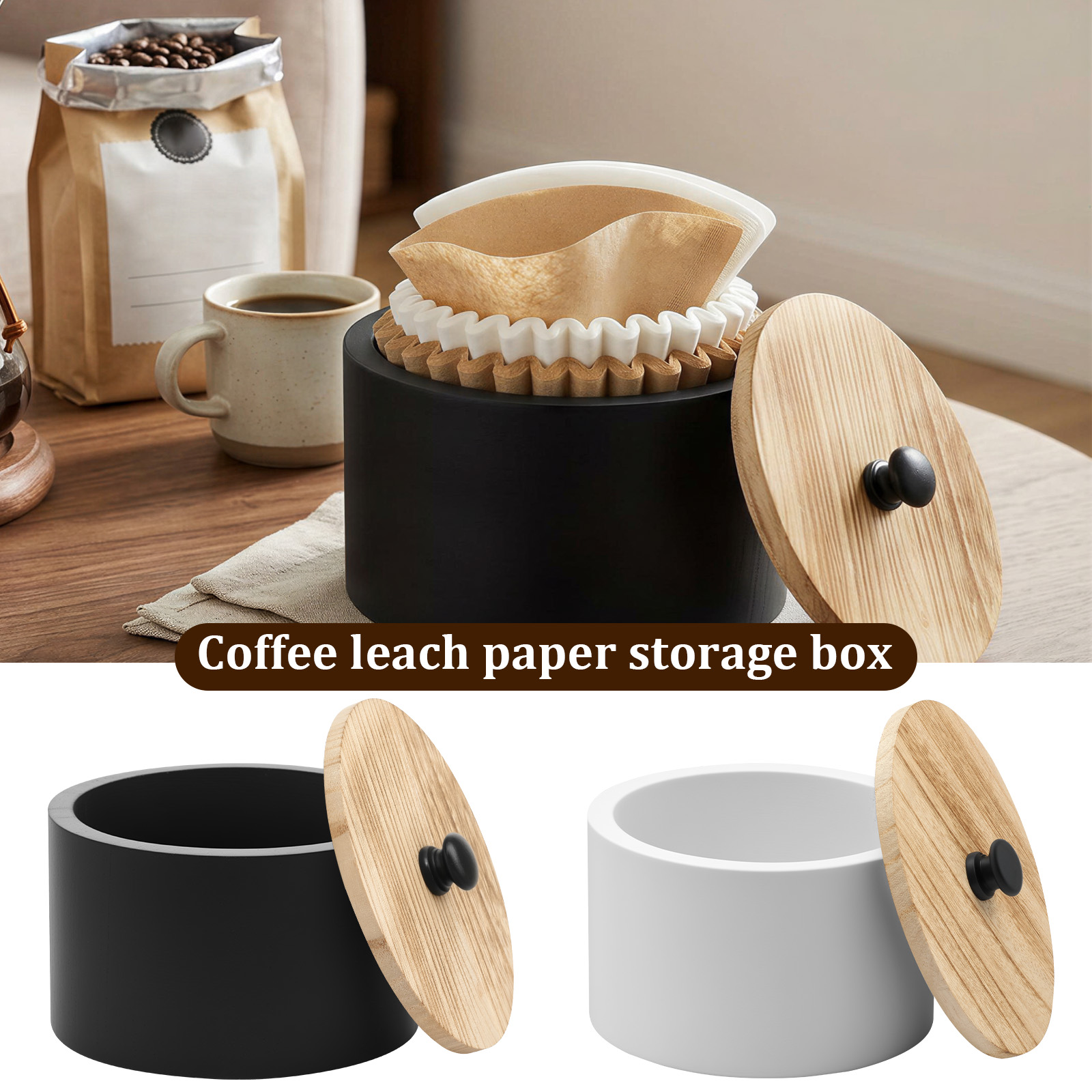 حامل فلتر القهوة الخشبي، حاوية - مراجعة Food Storage Reusable Bags وسعره