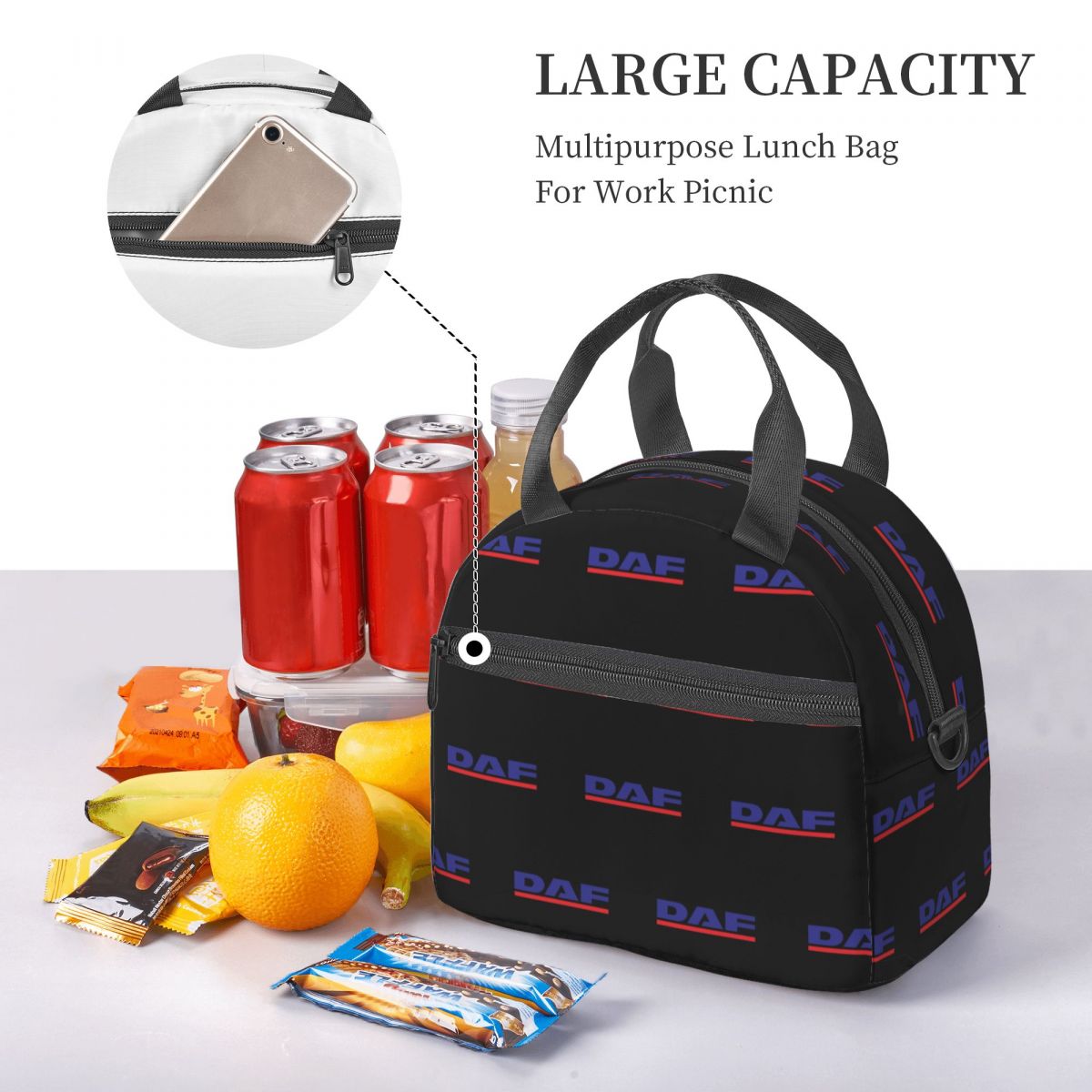 حقيبة غداء معزولة بتصميم DAF ا - مراجعة Best Food Storage وسعره