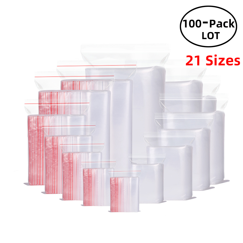 100 قطعة/الحزمة أكياس قفل بسحا - مراجعة Food Storage With Lock وسعره