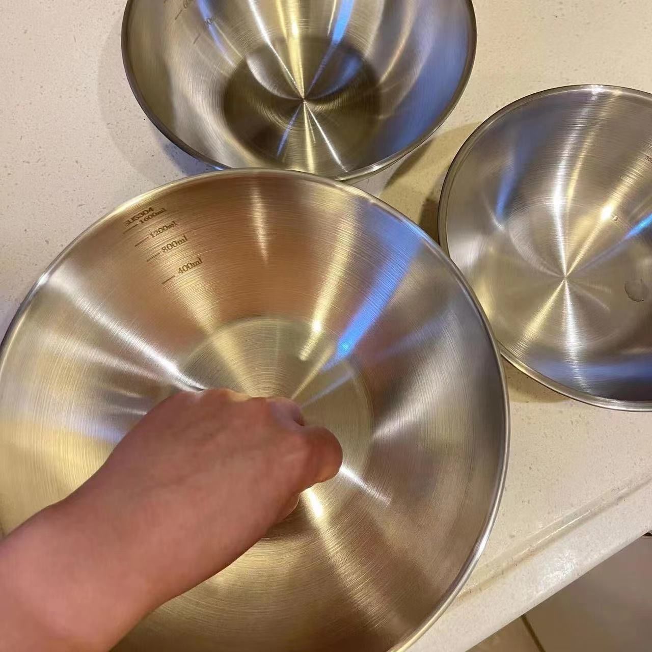 طقم أوعية ستانلس ستيل 1-3 قطع  - مراجعة Food Storage In Stainless Steel وسعره